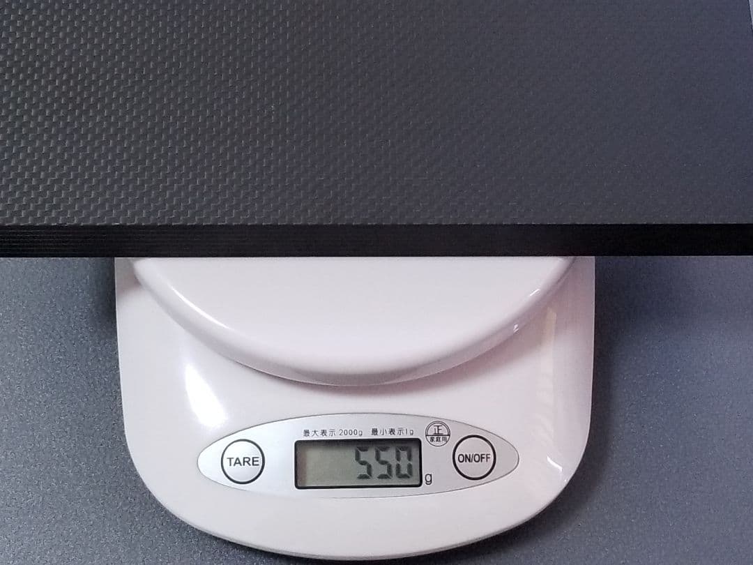 【1枚限定】ドライカーボン　厚み約19mm サイズ78.3×220mm