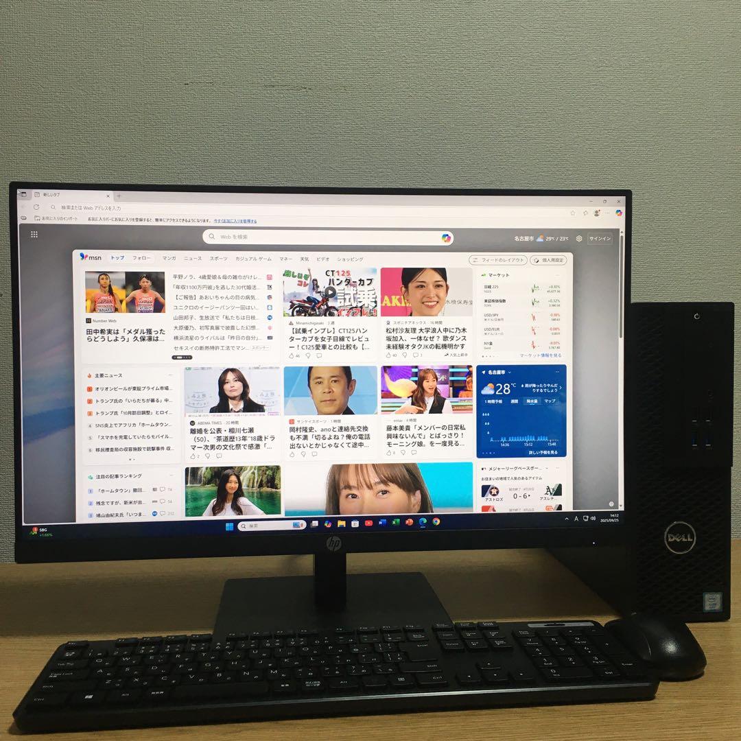 Windowsデスクトップ DELL Precision Win11 Xeon 16G SSD 23.8'