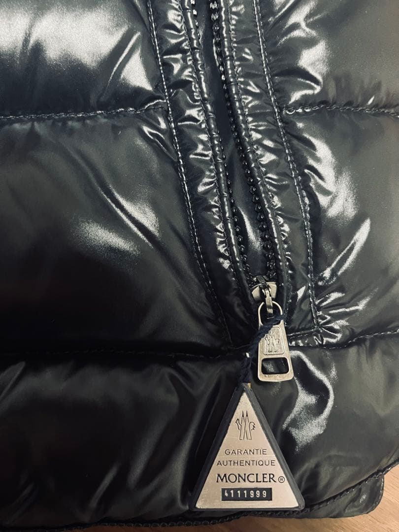 MONCLER モンクレール ロゴ チベットTIBET ダウンベスト黒サイズ0