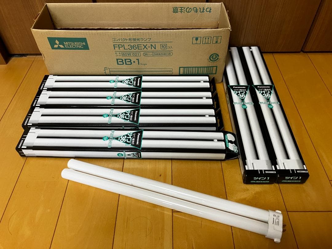 【未使用】Panasonic ツイン蛍光灯 FPL36EX-N F3 8本
