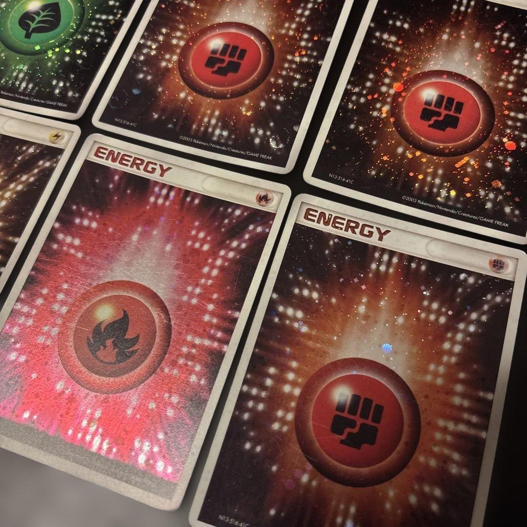 ポケモンカード　エネルギーカード　2003年　8枚セット