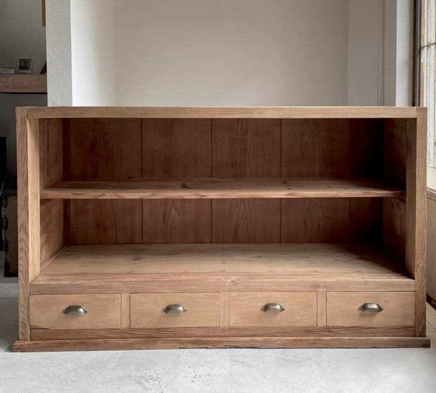 momiさま専用 アンティーク　古いガラス戸棚 レトロ　食器棚