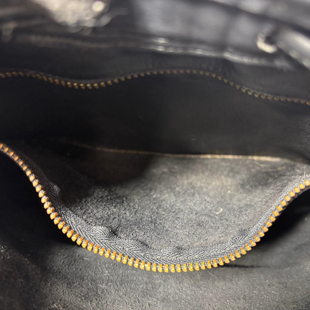 オールドコーチ　ショルダーバッグ　巾着　ブラック　vintagecoach.