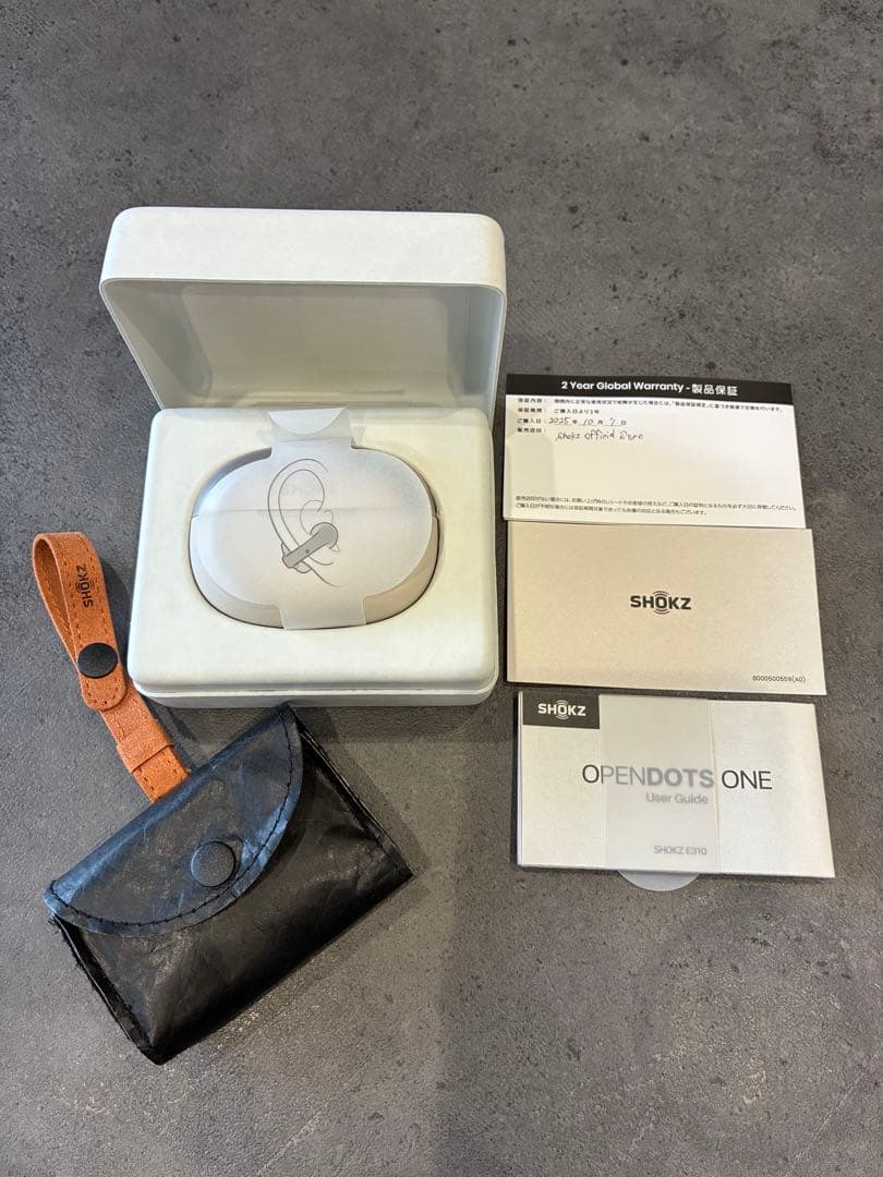 Shokz OpenDots ONE ワイヤレスイヤホン2年保証付