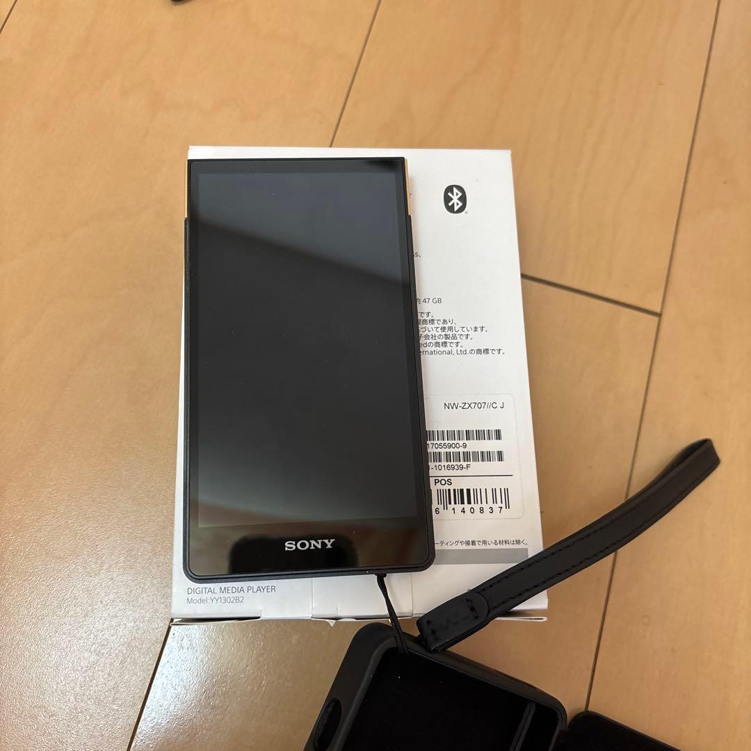 Sony NW-ZX707 64GB デジタルオーディオプレーヤー ケース付