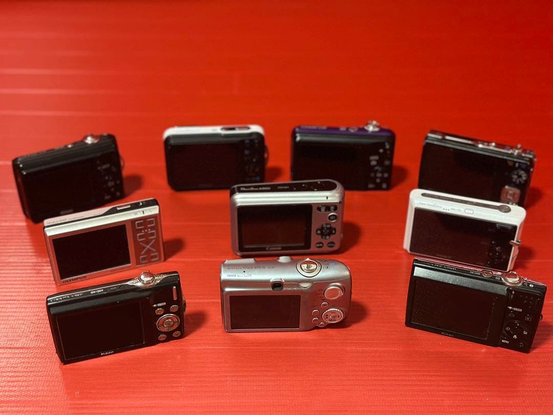 10台 デジカメラ まとめ【動作未確認ジャンク扱】⑦