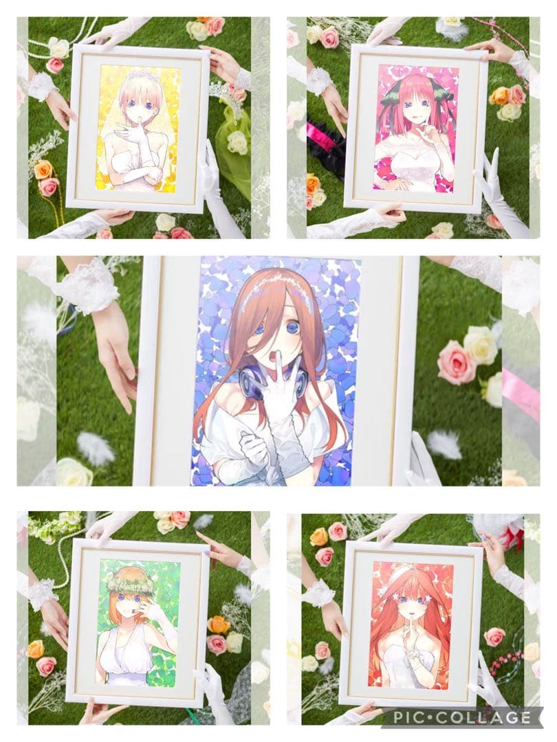 【値下げ交渉可‼️】 五等分の花嫁　anique 額装アート