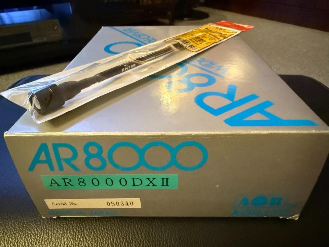 ワイドレンジレシーバー AOR AR8000 + ロッドアンテナ RH789 等