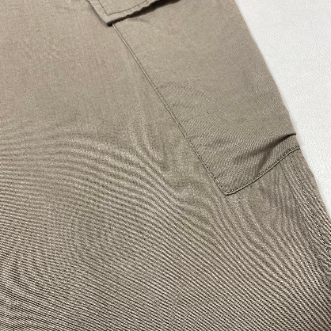 PUAL CE CIN 麻テンセルツイルカーゴパンツ イージーワイドパンツ