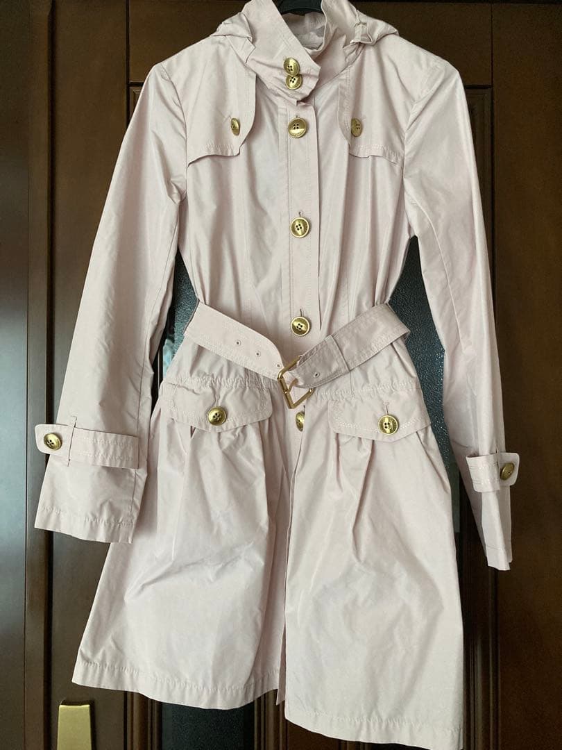 新品BURBERRY BLUE LABEL レインコート 38 ピンク