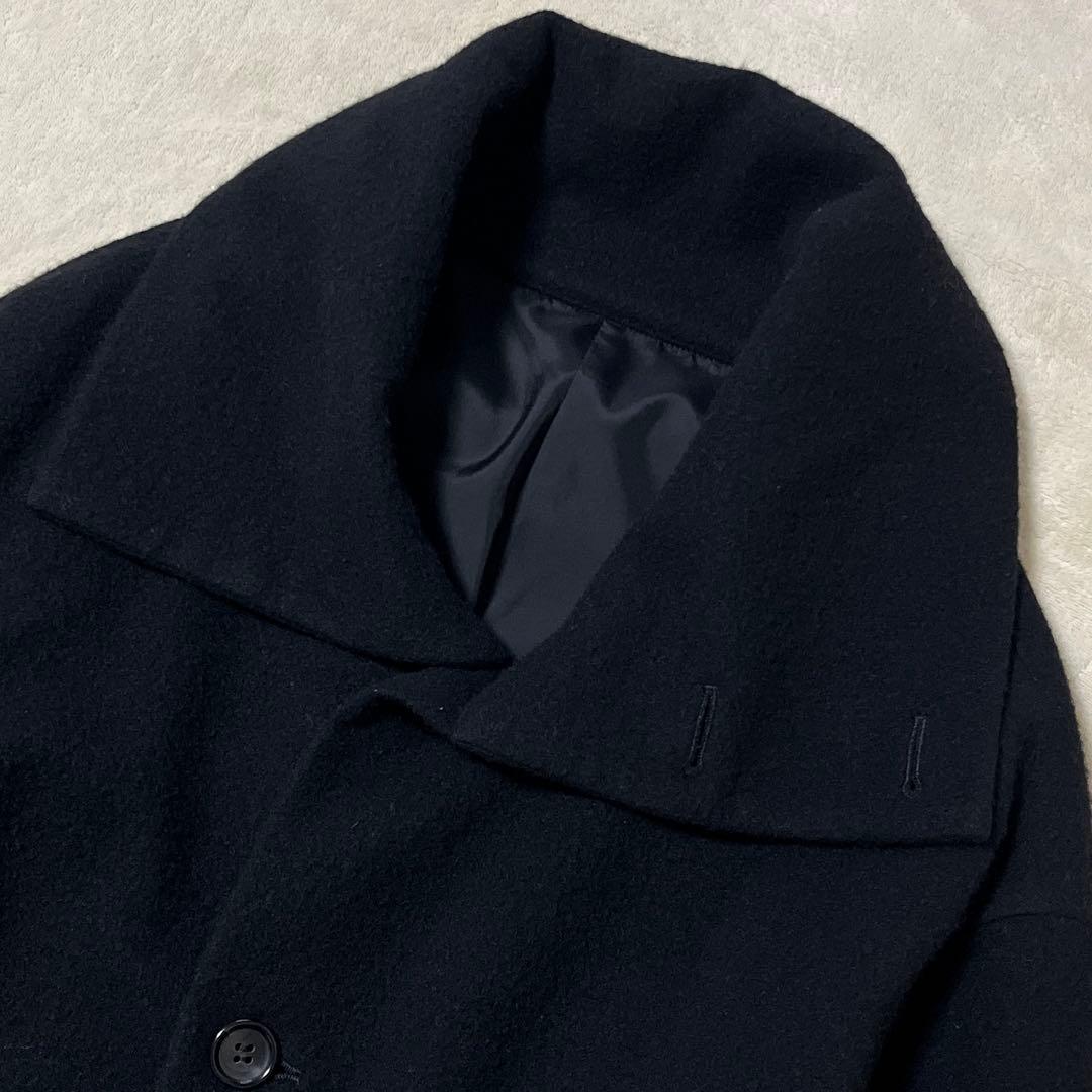 Y's ヨウジヤマモト　ウール　コート　ブラック黒