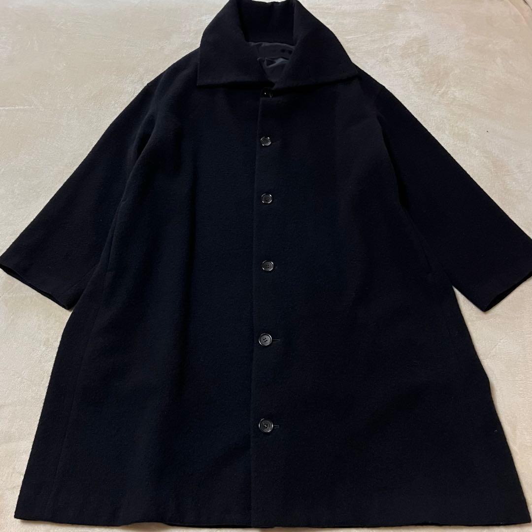 Y's ヨウジヤマモト　ウール　コート　ブラック黒