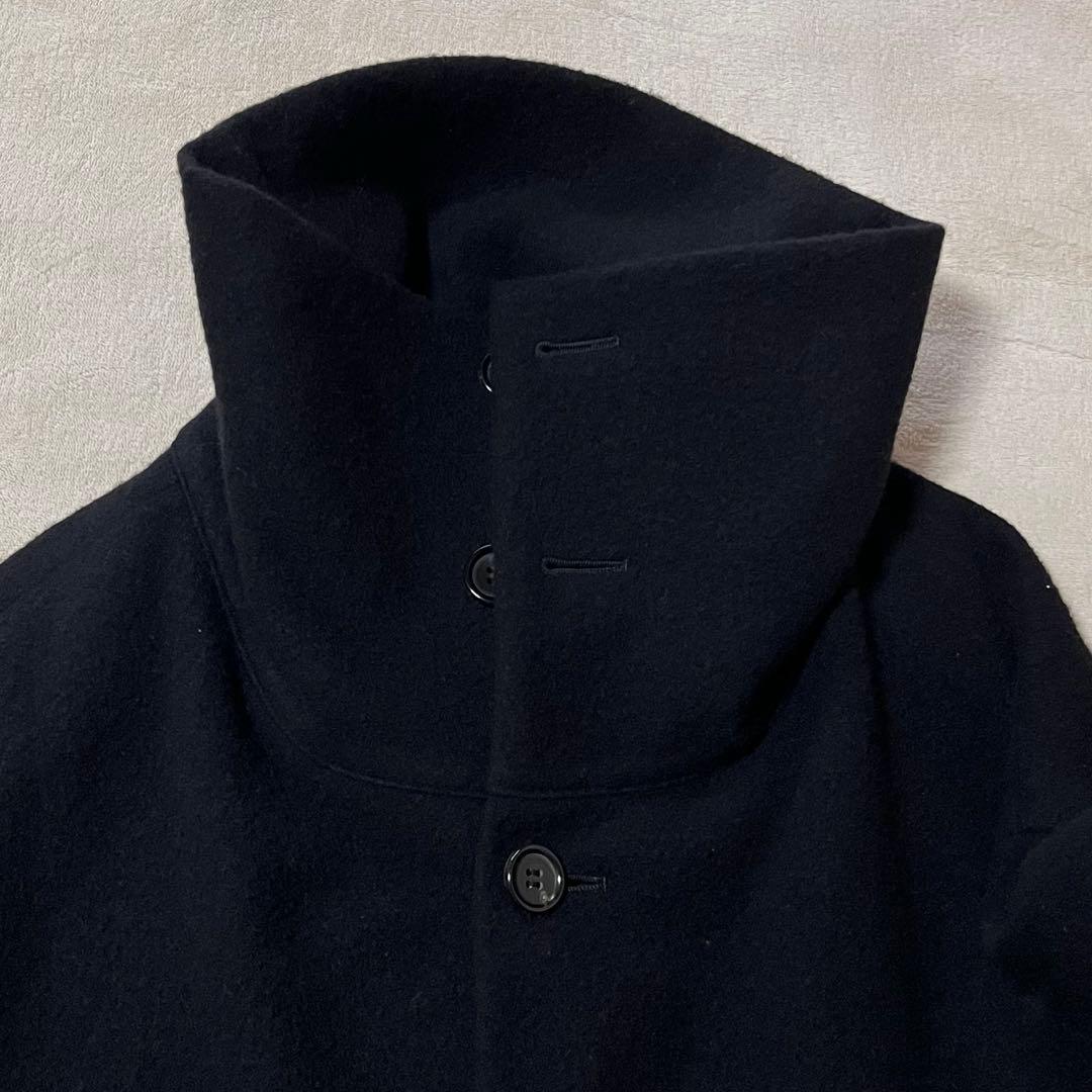 Y's ヨウジヤマモト　ウール　コート　ブラック黒