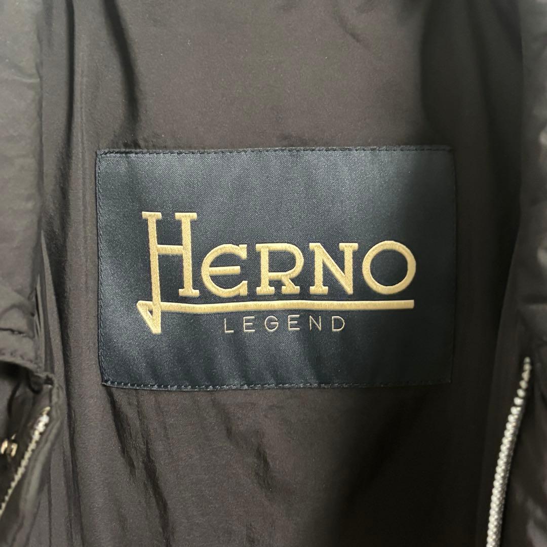現行 極美品 ヘルノ 46 レジェンド ダウンジャケット デニムジャケット