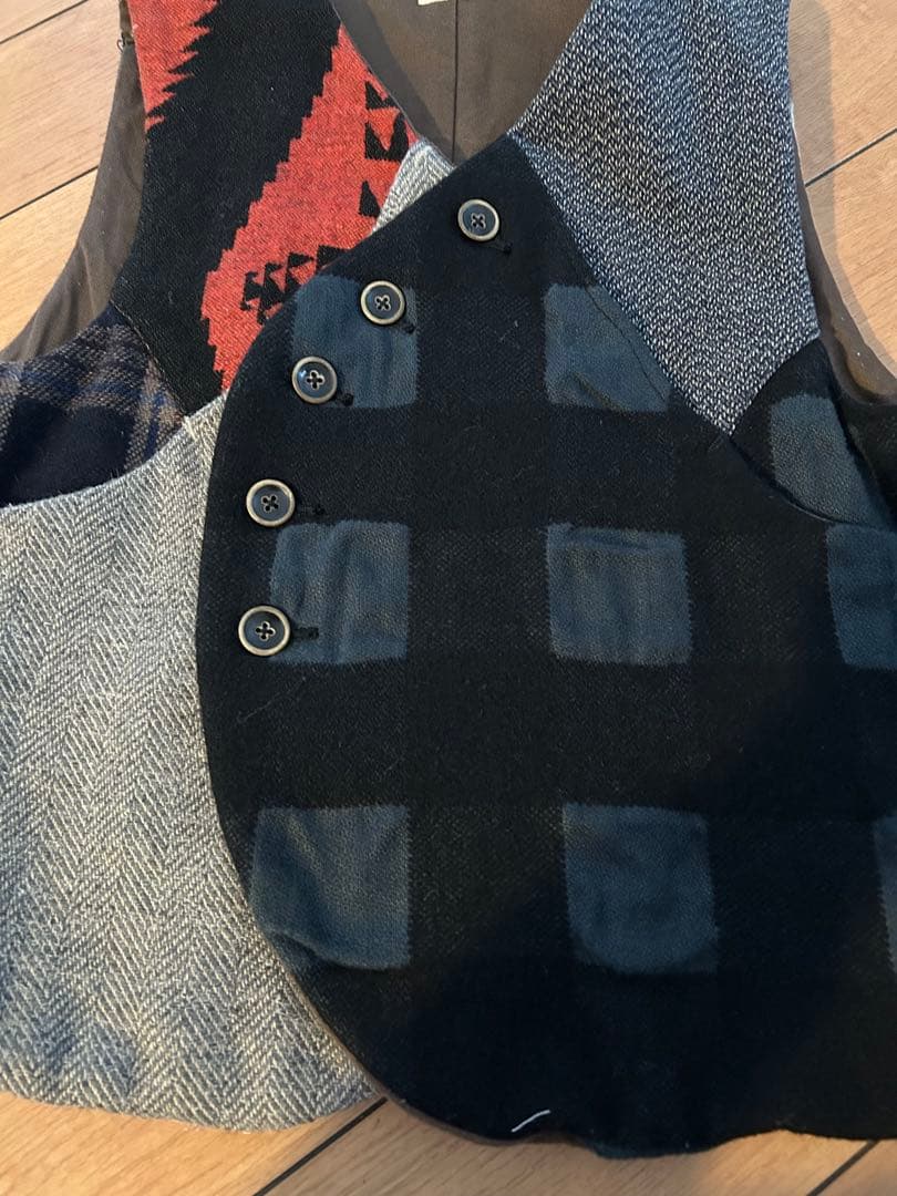 kapital パッチワークベスト0 ナバホ