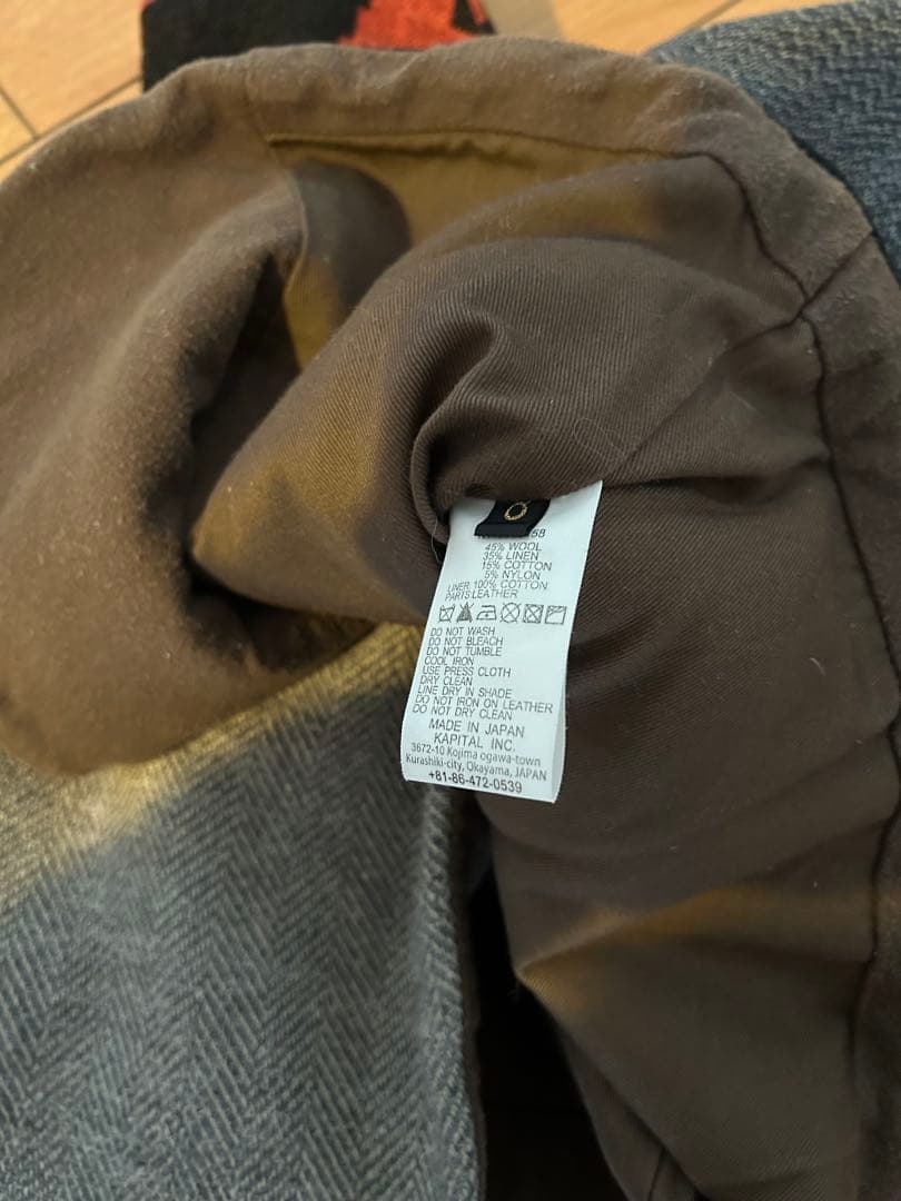 kapital パッチワークベスト0 ナバホ