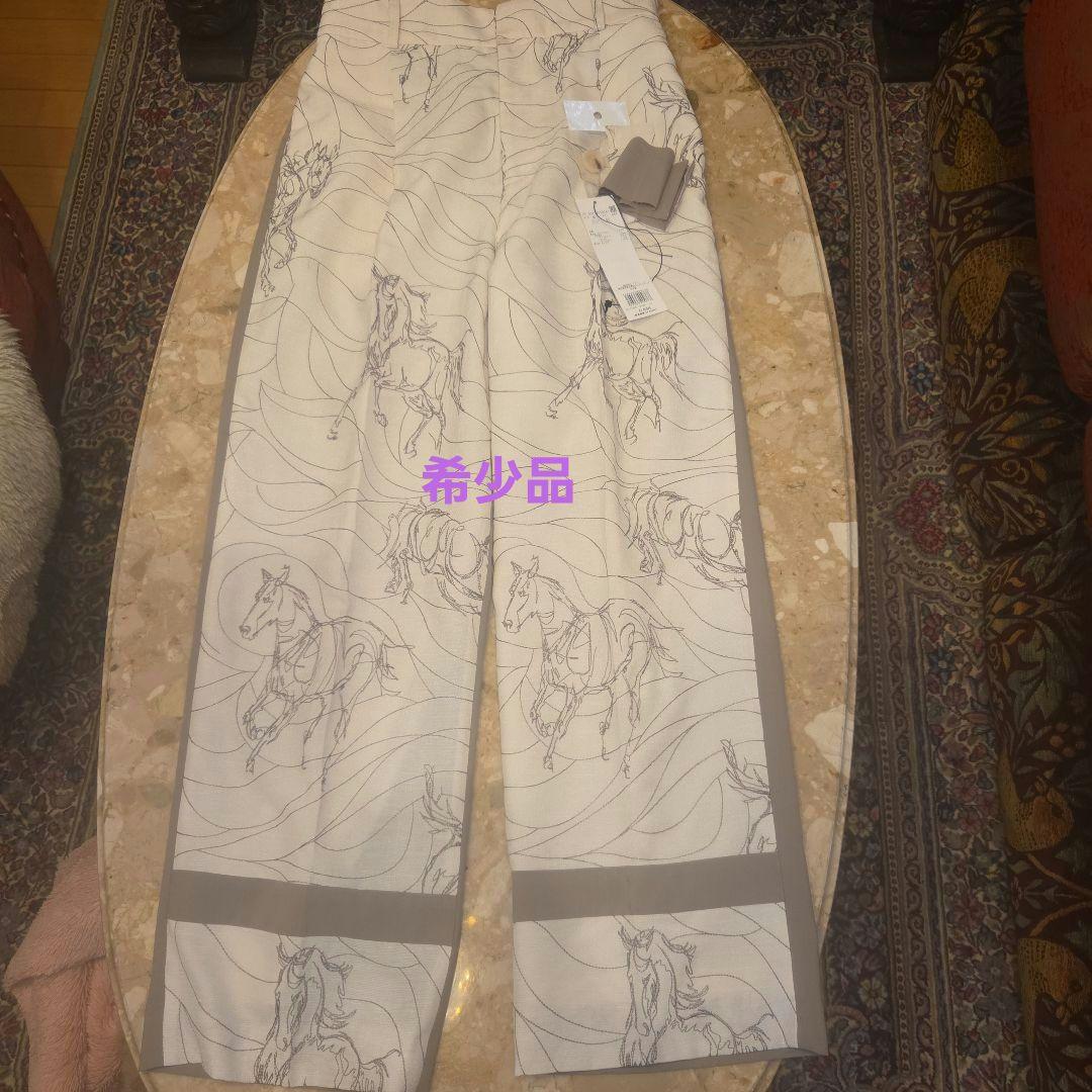 ADORE アドーア★ 馬柄パンツ★刺繍　ホース