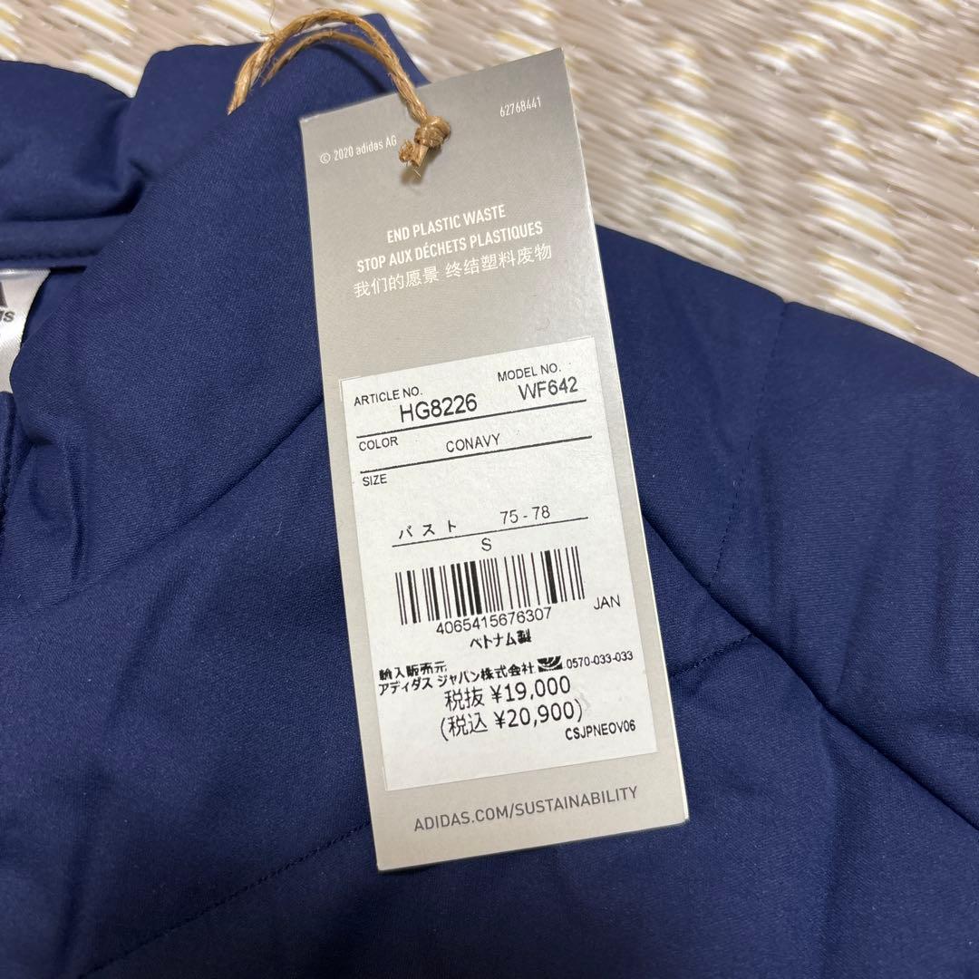 adidasゴルフ レディース 中綿ジャケット・スカートセットアップ ネイビーS