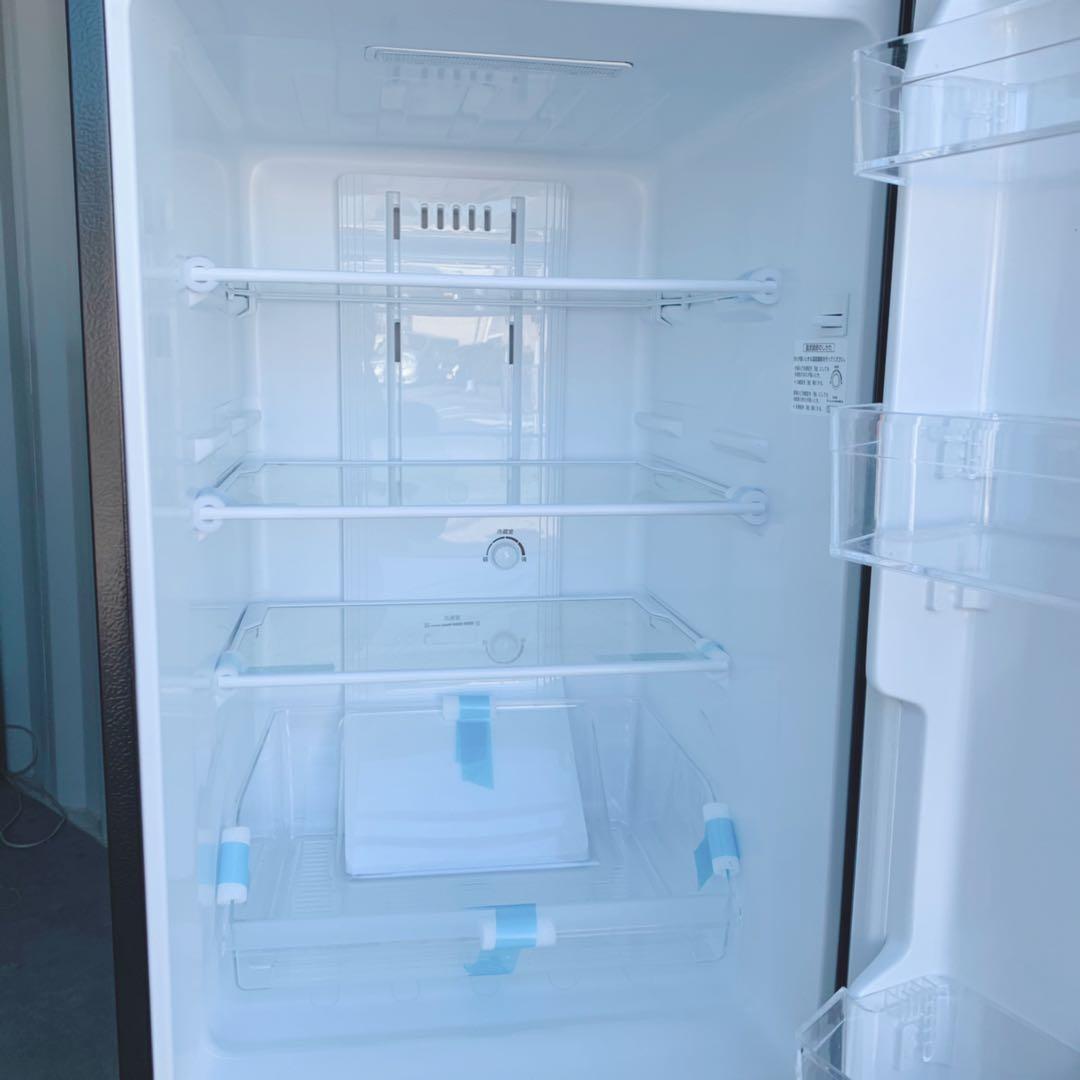 108取付無料！東芝スタイリッシュブラックおしゃれインテリア冷蔵庫！洗濯機