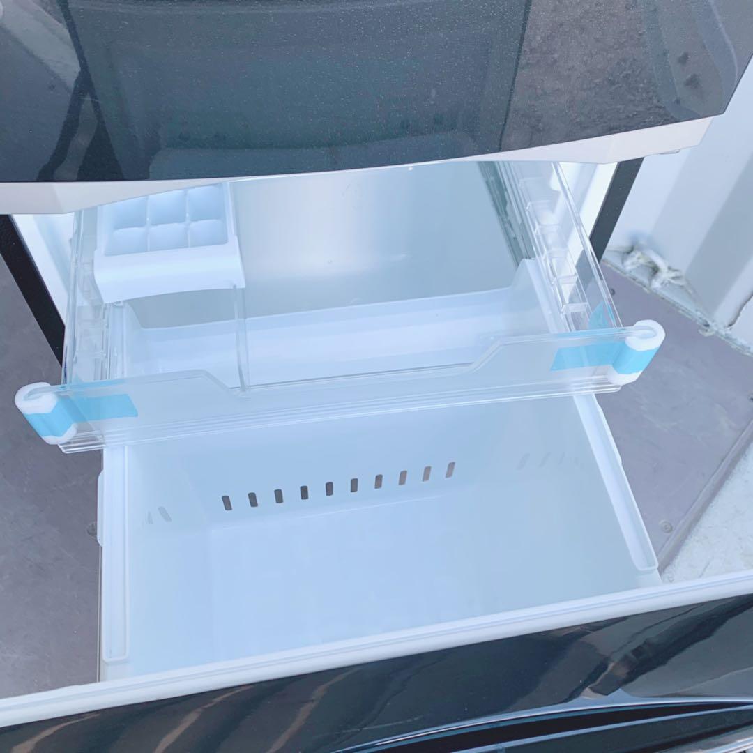 108取付無料！東芝スタイリッシュブラックおしゃれインテリア冷蔵庫！洗濯機