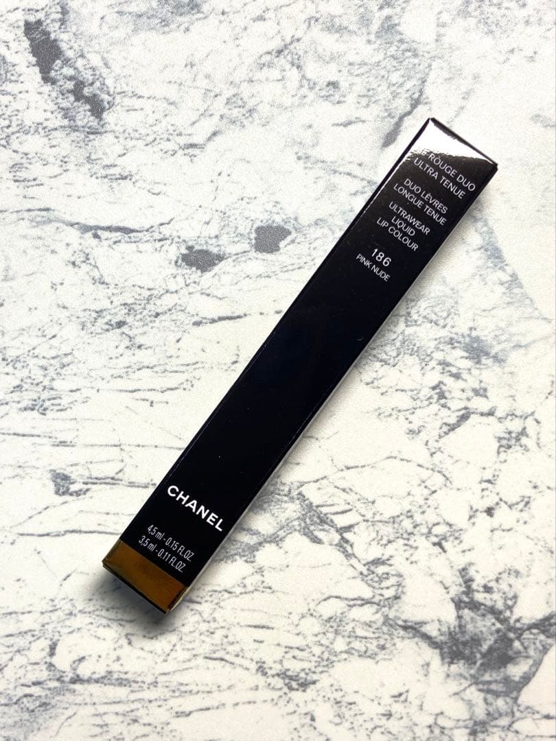 CHANEL ルルージュ デュオウルトラトゥニュ 186 ピンク ヌード