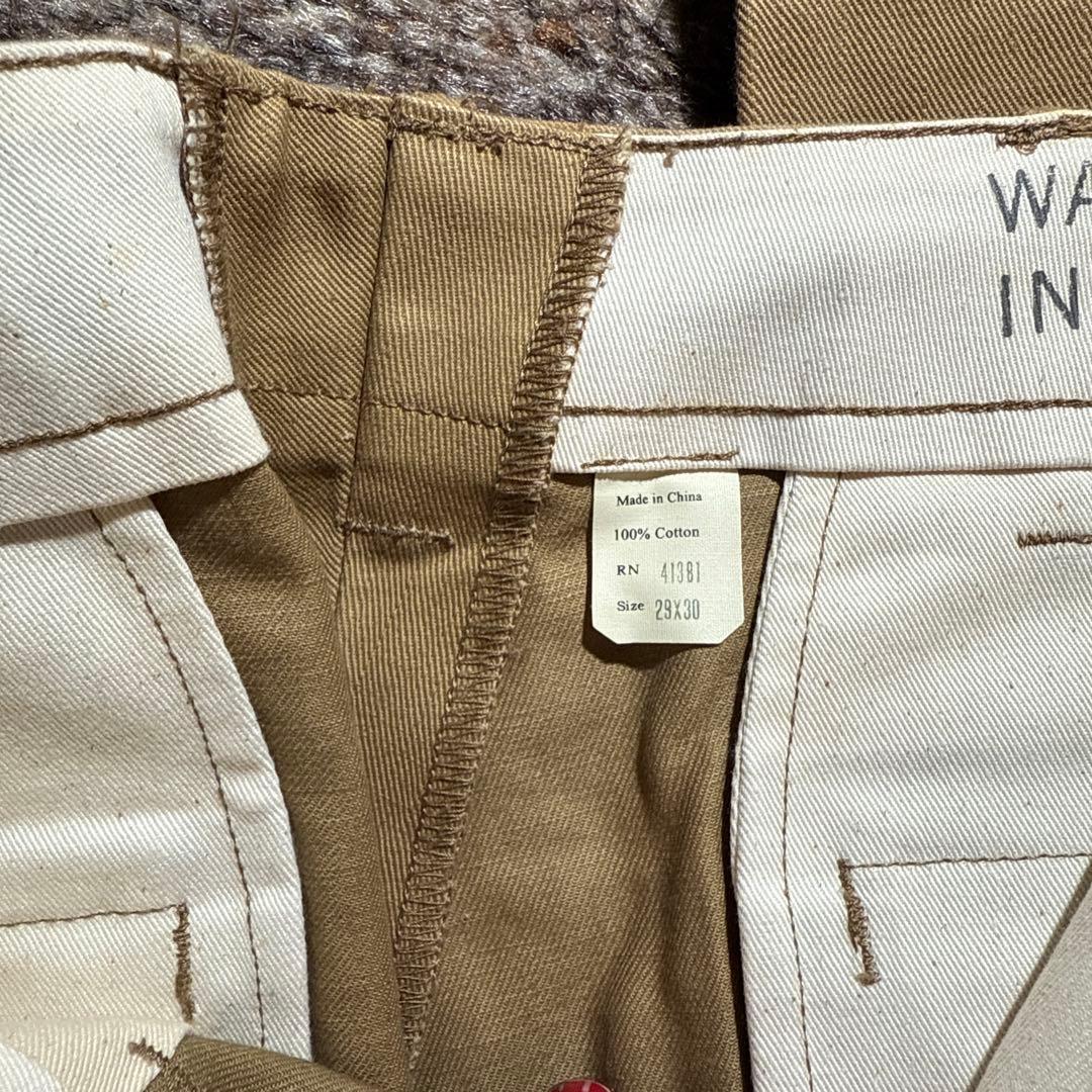 RRL ベージュ チノパン コットン素材 汚れあり