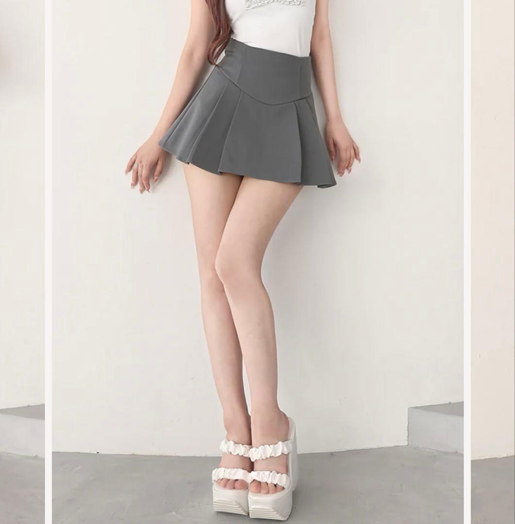 ダーリッチ Darich 美シルエットミニスカート GRY FreeーL