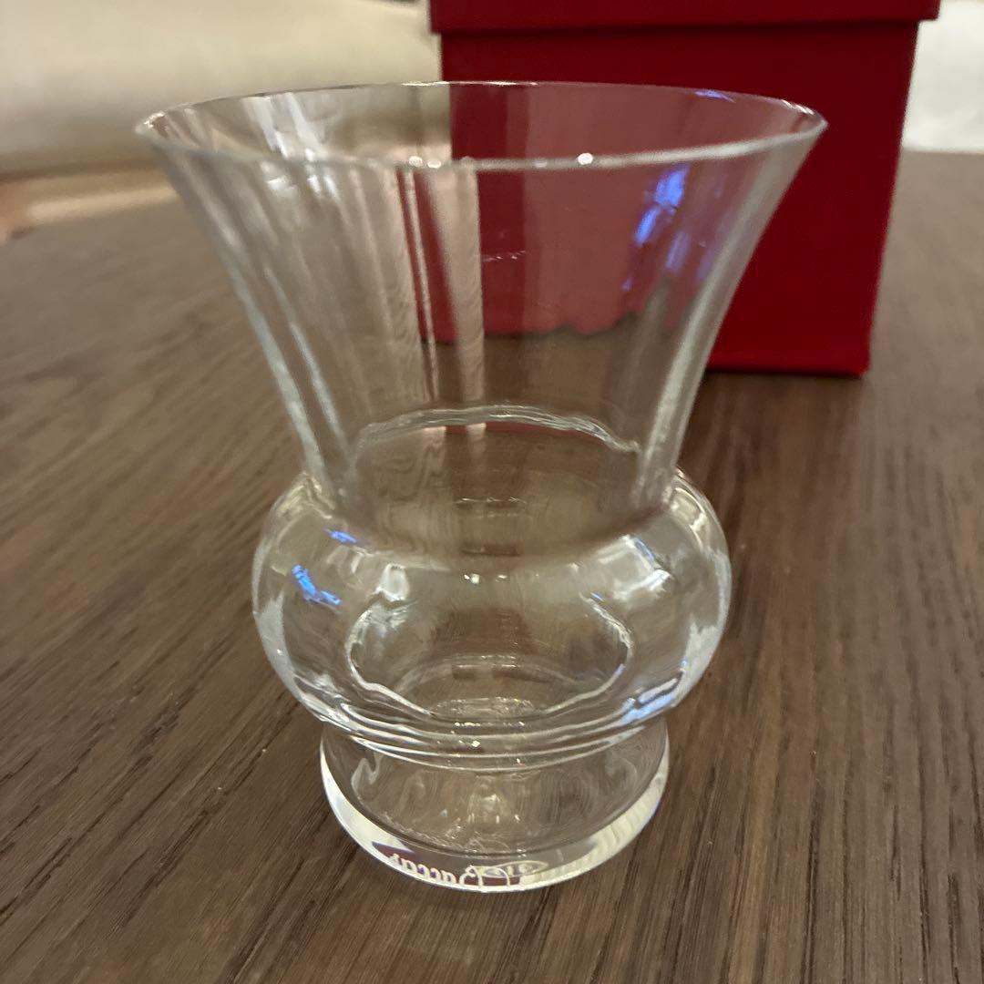 BACCRAT バカラ　フラワーベース シャルダンピオニー　クリア　専用箱有り