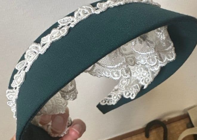 メルヘンティカ　和ロリ　花柄 袴ワンピース ヘッドドレス付き