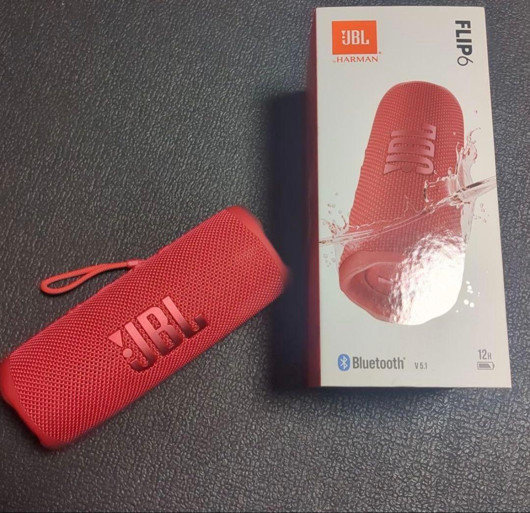 JBL FLIP6 ワイヤレススピーカー レッド