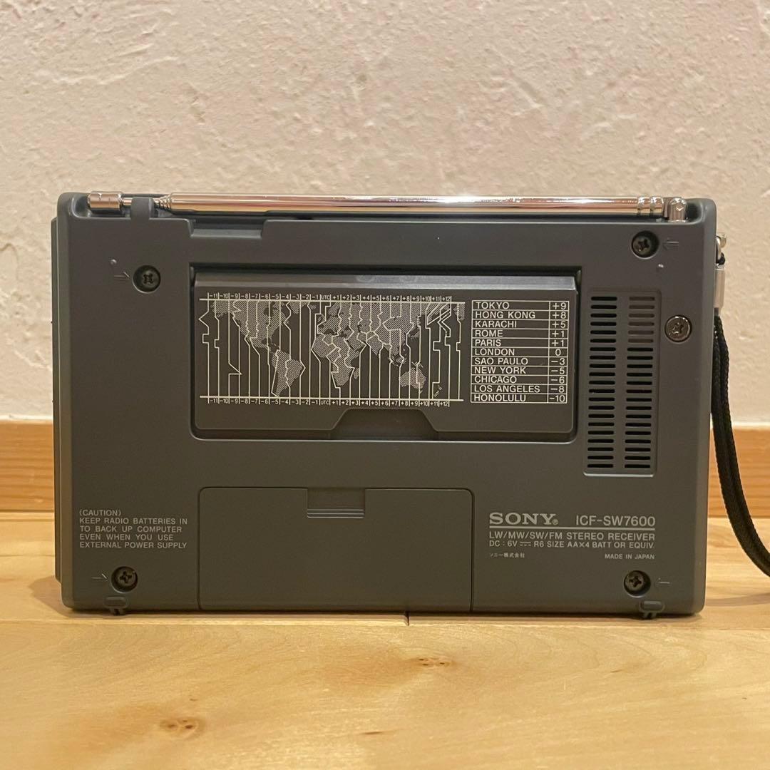 美品‼️SONY ステレオレシーバー ICF-SW7600 動作品