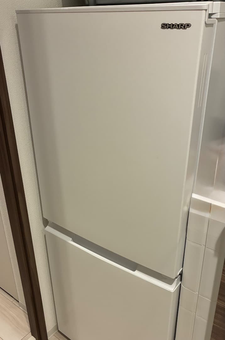 SHARP 冷蔵庫 152L SJ-D15J-W