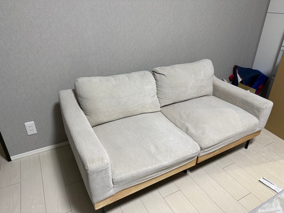 RASIK SMUK スムクソファ 2.5人掛け アイボリー　送料込み