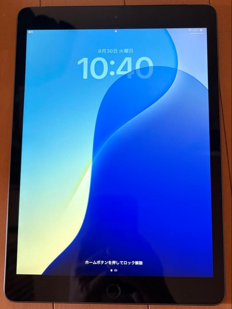 iPad 第7世代 スペースグレー セルラーモデル バッテリー95%