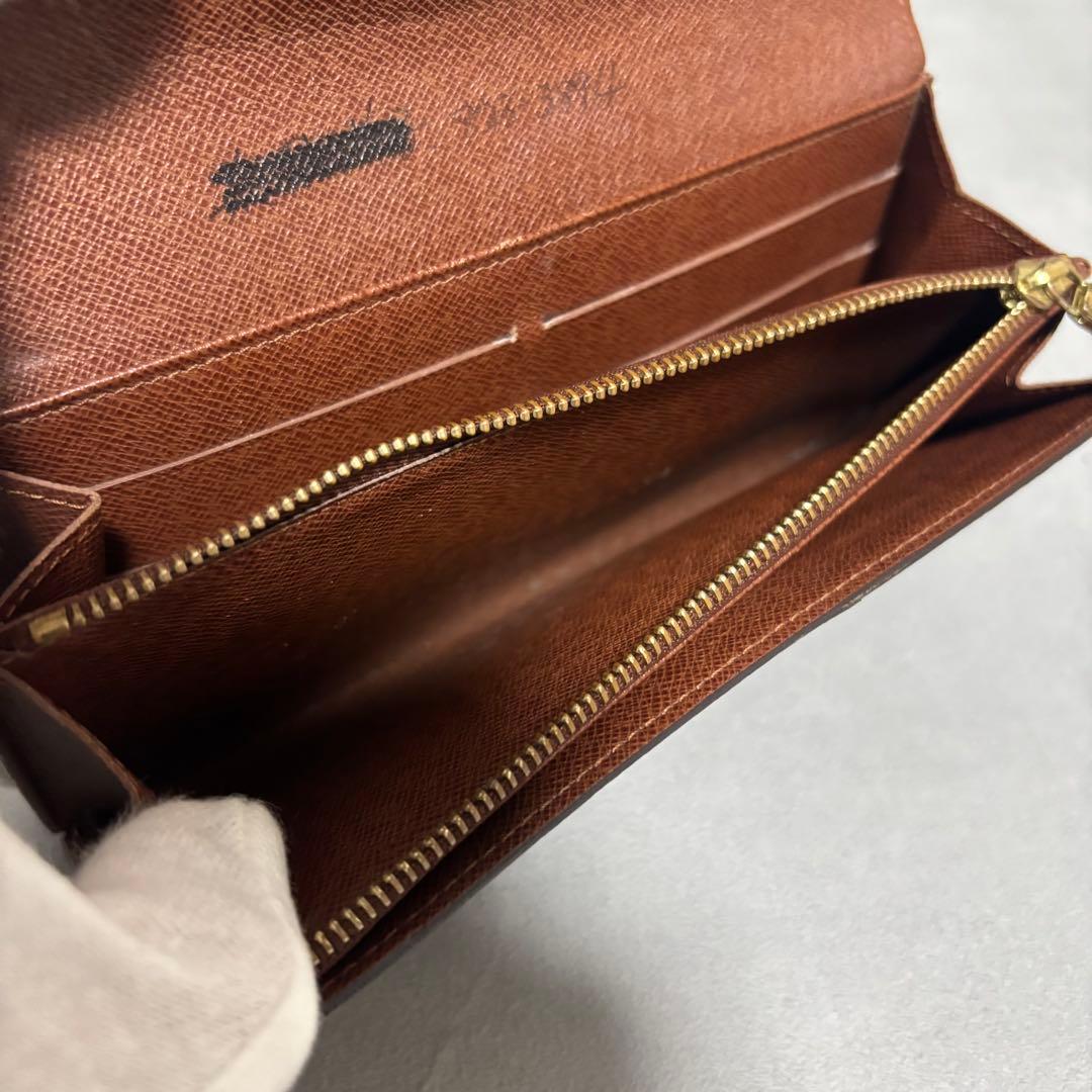 外側美品✨ルイヴィトン 長財布 モノグラム ポシェット ポルトモネ クレディ