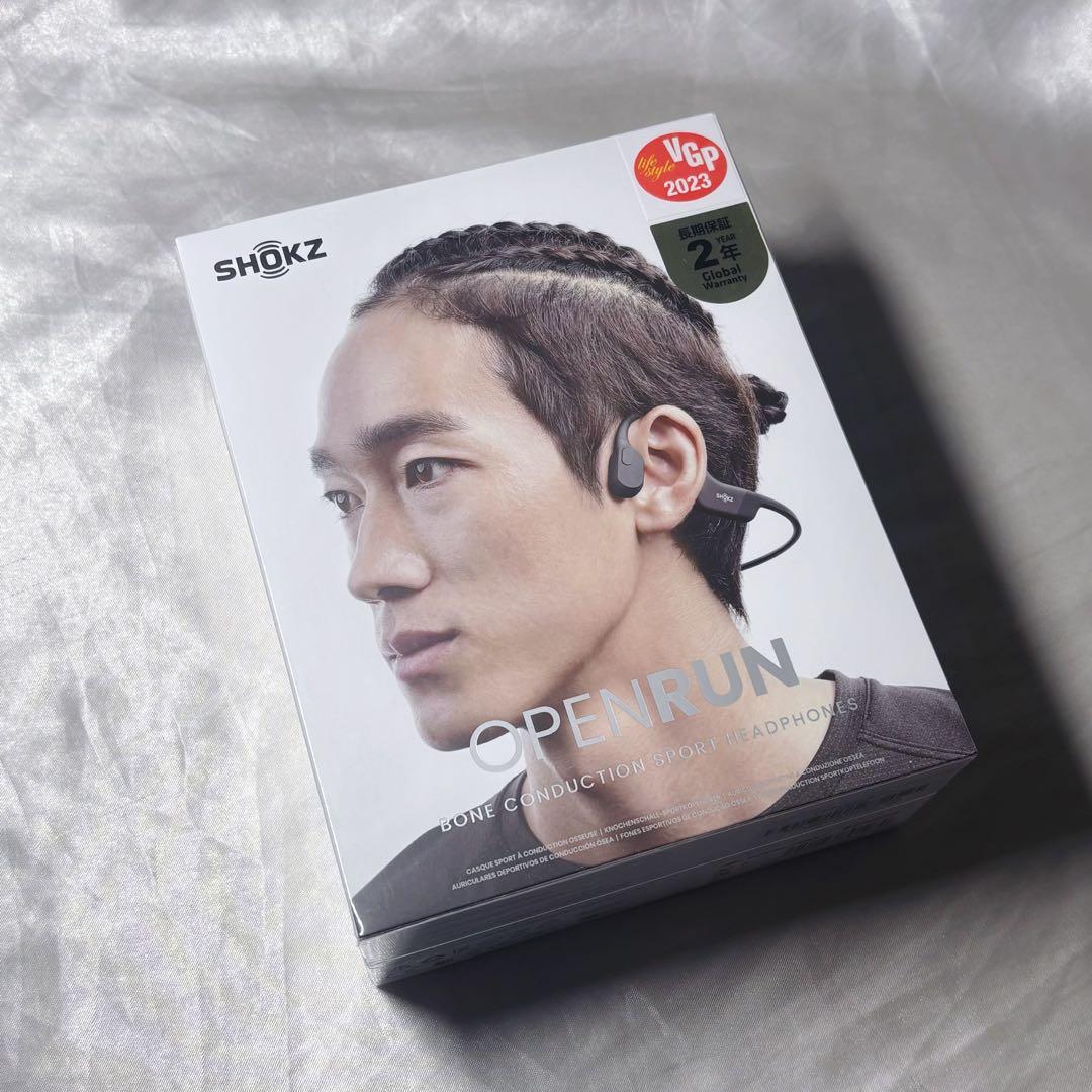 SHOKZ OPENRUN S803 骨伝導スポーツヘッドフォン BLACK