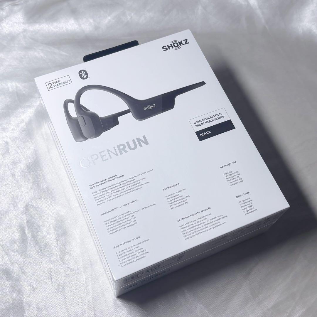 SHOKZ OPENRUN S803 骨伝導スポーツヘッドフォン BLACK