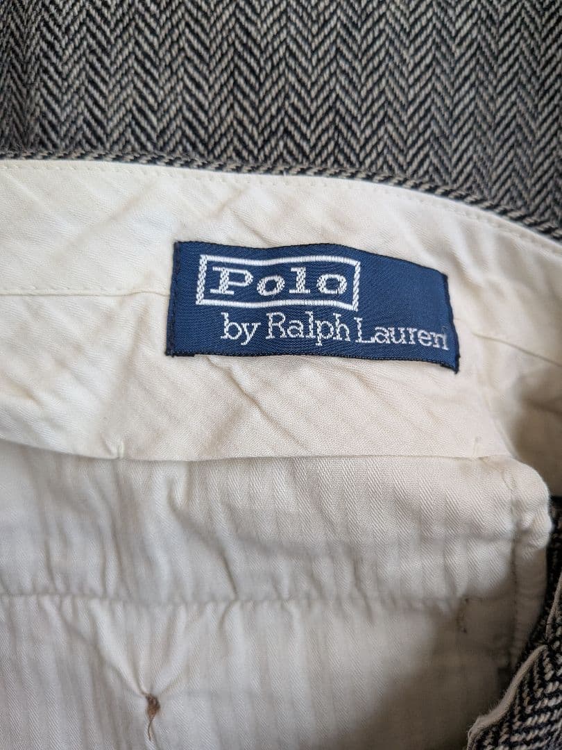 RalphLauren ウールスラックス　ヴィンテージ古着　90s　ツイード