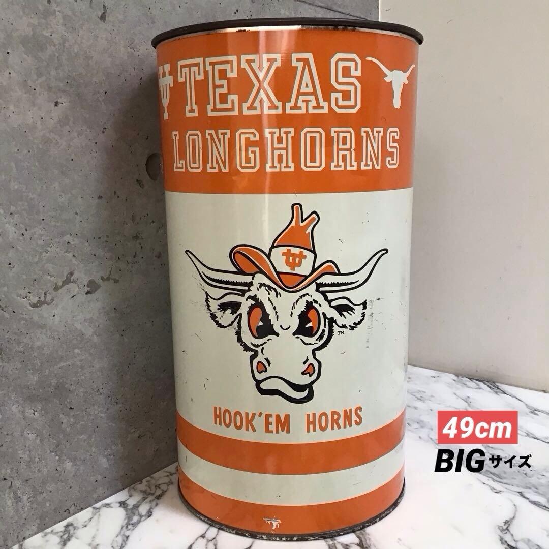 アメフト ビンテージ ブリキ缶 テキサス・ロングホーンズ・フットボール