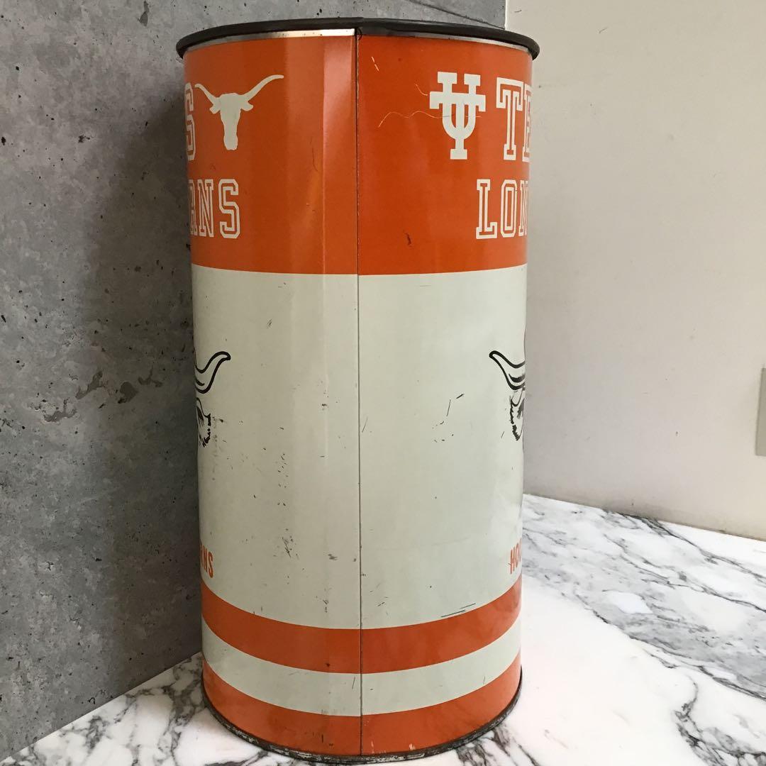 アメフト ビンテージ ブリキ缶 テキサス・ロングホーンズ・フットボール