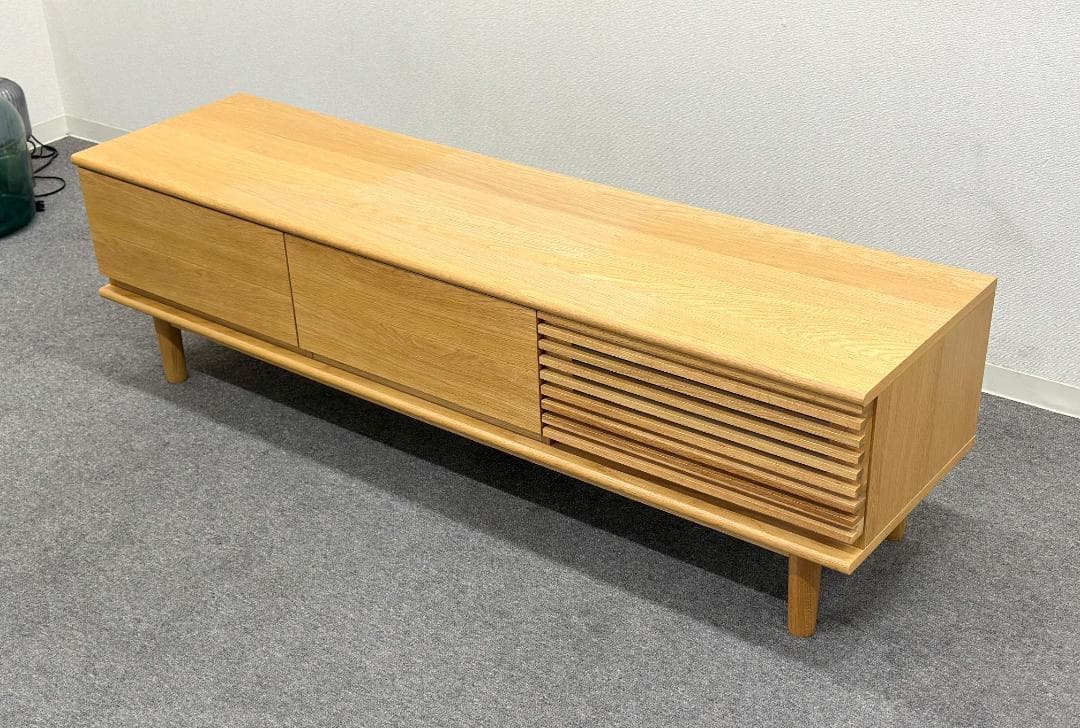 ■unico/ウニコ■SOLK　TVボード　W1600　ナチュラル　北欧スタイル