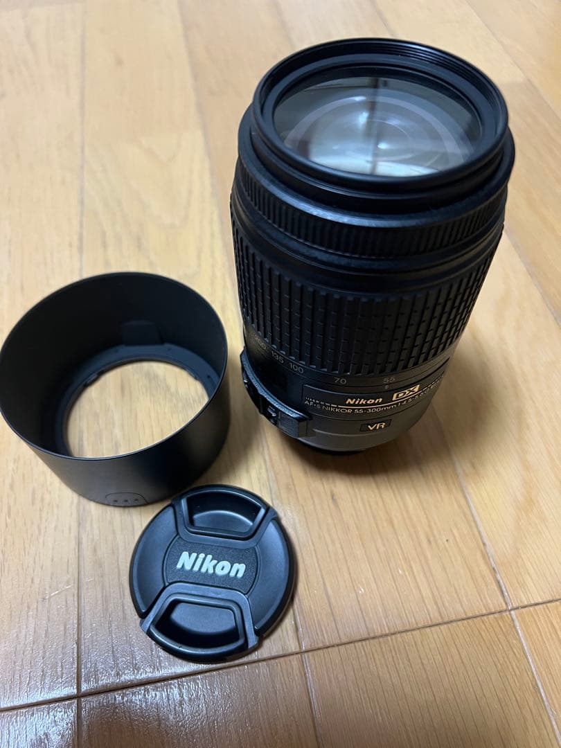 Nikon DX 55-300mm 、18-55mm 2本セット