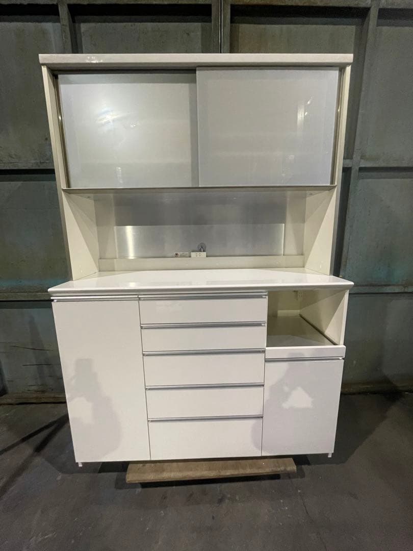 パモウナ 食器棚 140cm レンジ台