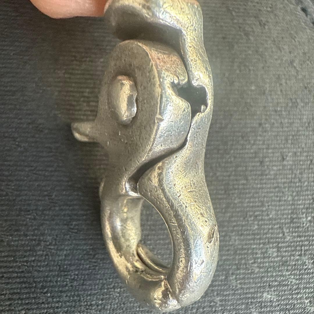 正規品 クロムハーツ Wベルトループ フレアボタンウォレットチェーン