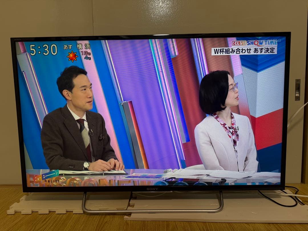 ソニーKJ-40W730C 40型2017年製⭕️上地、BS/CS、動画可テレビ