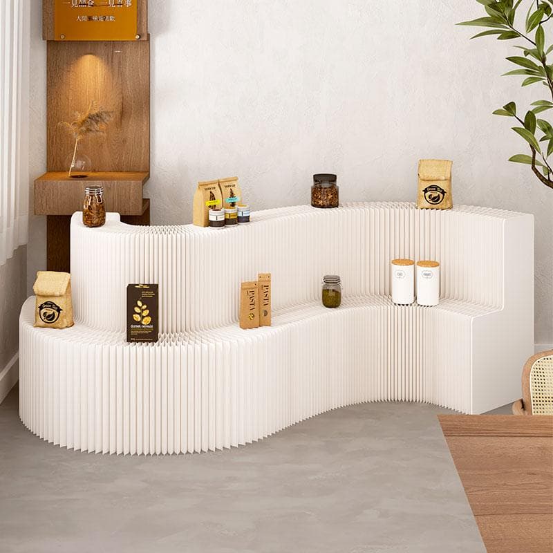 ディスプレイラック 二層式展示台 店舗用品陳列台長さ2-3ｍ高さ108㎝総幅60