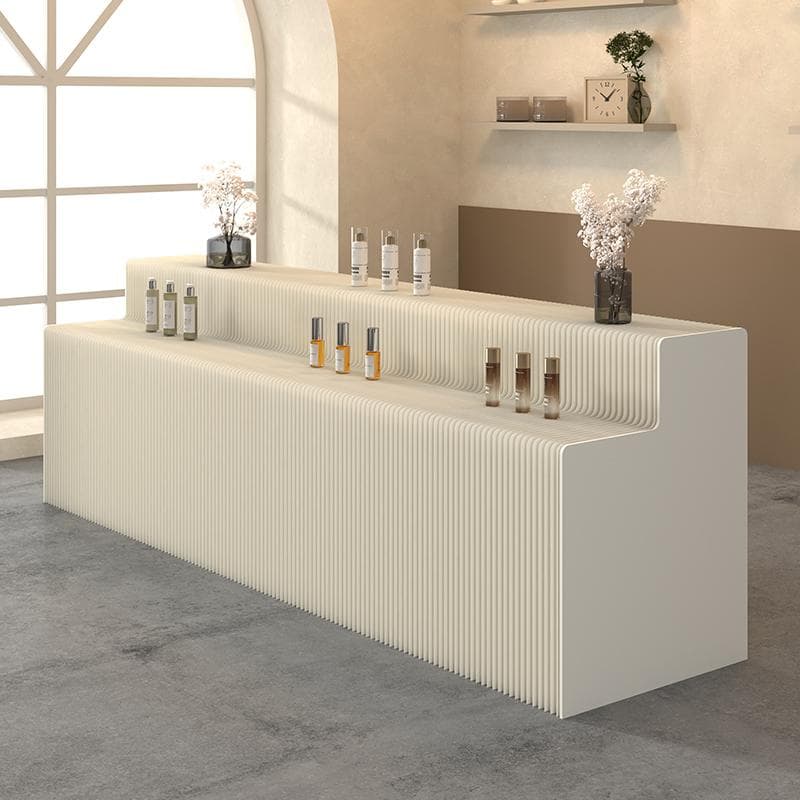 ディスプレイラック 二層式展示台 店舗用品陳列台長さ2-3ｍ高さ108㎝総幅60