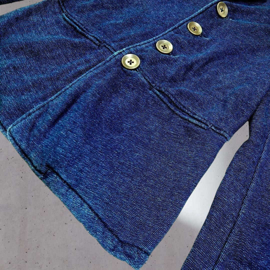 藍染め コットン ジャケット 45rpm 45R Mサイズ ネイビー 日本製
