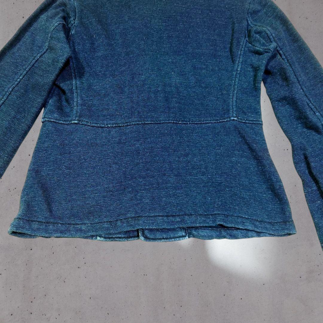 藍染め コットン ジャケット 45rpm 45R Mサイズ ネイビー 日本製