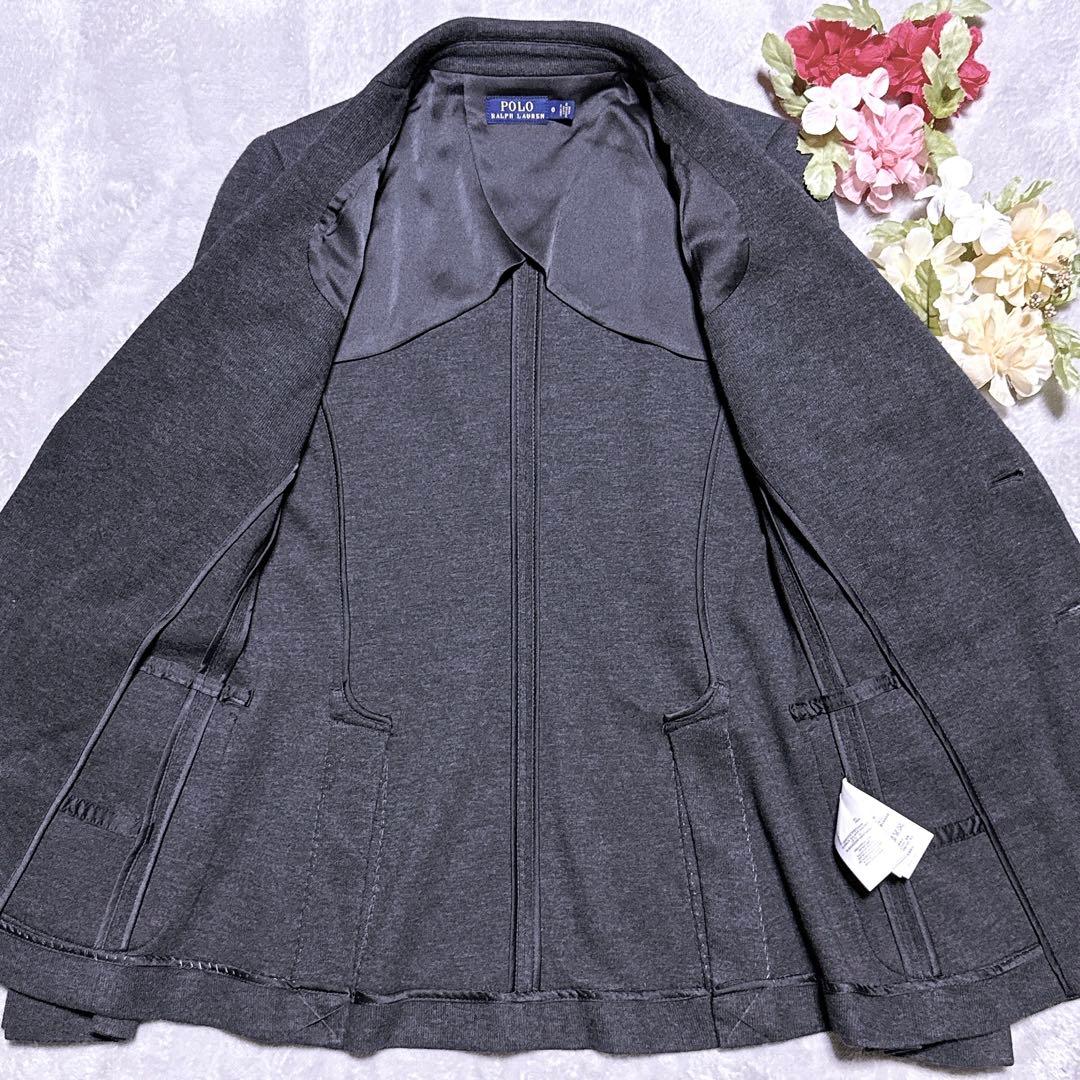 現行【未使用】ポロラルフローレン テーラードジャケット ロゴワッペン 銀ボタン